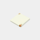 🍂 Kürbisse und Herbstweizen Post-it Klebezettel (angewinkelt)