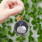 Kürbissilber Schlüsselanhänger (Hand)