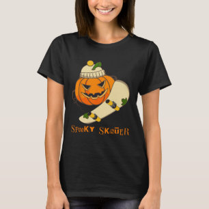 Kürbisskateboard Halloween-Kostüm Spaß Skateboard T-Shirt