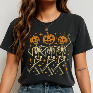Kürbisskeletthemd Tri-Blend Shirt