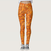 Kürbisspitze wirbeln...... leggings (Vorderseite)