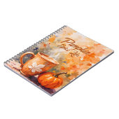 Kürbisspukleben Notizblock (Linke Seite)