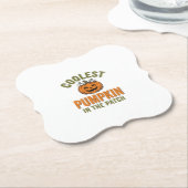 Kürbisste in der Patch Vintage Halloween Des Untersetzer (angewinkelt)