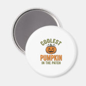 Kürbisste Patch-Vintage-Halloween-Dekor Magnet (Vorderseite/Rückseite)