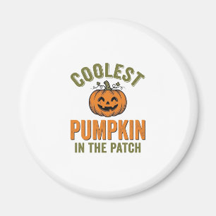 Kürbisste Patch-Vintage-Halloween-Dekor Magnet
