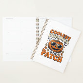 Kürbisste Patch Vintage Halloween-Shirt Planer (Anzeige)