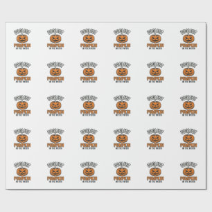 Kürbisste Vintage Halloween-Shirt Geschenkpapier