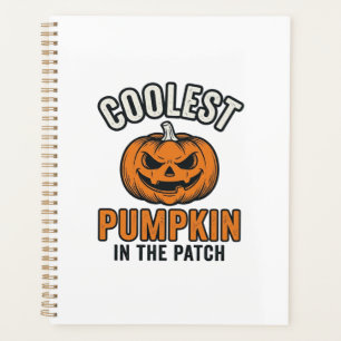 Kürbisste Vintage Halloween-Shirt Planer