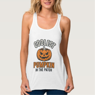 Kürbisste Vintage Halloween-Shirt Tank Top