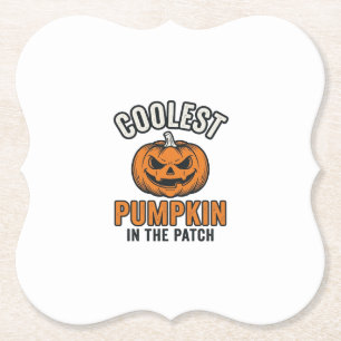 Kürbisste Vintage Halloween-Shirt Untersetzer