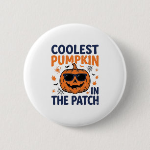 Kürbisster Halloween-Shirt_1 Button