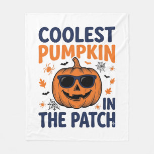 Kürbisster Halloween-Shirt_1 Fleecedecke