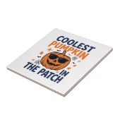 Kürbisster Halloween-Shirt_1 Fliese (Seite)