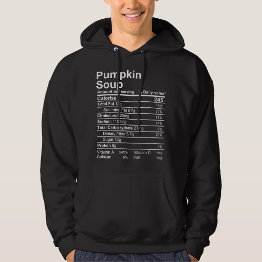 Kürbissuppe Hoodie (Vorderseite)