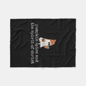 Kürbisszene und der Geist Christi Christliches Hal Fleecedecke (Vorderseite (Horizontal))