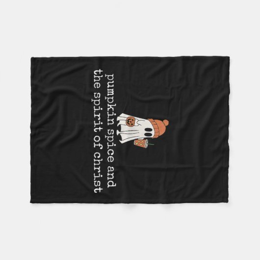 Kürbisszene und der Geist Christi Christliches Hal Fleecedecke (Vorderseite (Horizontal))