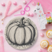 Kürbisteller Pappteller (Party)