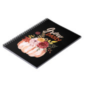 Kürbistheater - Tägliches Zitat zu Halloween-Saiso Notizblock (Linke Seite)