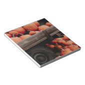 Kürbiswagen Notizblock (angewinkelt)