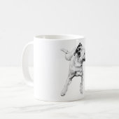 Kürbiswanderung, Ohren nach oben Kaffeetasse (Vorderseite Links)