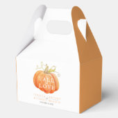 Kürbiswasserfarbenfall in der Hochzeit der Liebe Geschenkschachtel (Vorderseite)