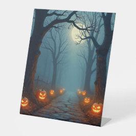 Kürbisweg Sockelschild