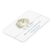 Kürbisweile und Streichellichter Botanischer Weinb Magnet (Linke Seite)