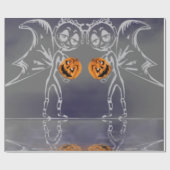 Kürbisweilen haben zu Halloween Spaß Geschenkpapier (Flach)