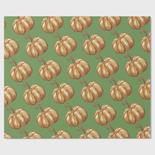 Kürbisweispapier Geschenkpapier (Flach)