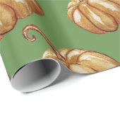 Kürbisweispapier Geschenkpapier (Rolleneckpunkt)