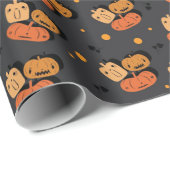 Kürbisweispapier Geschenkpapier (Rolleneckpunkt)