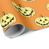 Kürbisweispapier Geschenkpapier (Rolleneckpunkt)