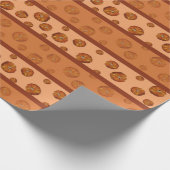 Kürbisweispapier Geschenkpapier (Ecke)