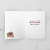 Kürbiswelpen - LKW - Erntedank Karte (Innenseite)