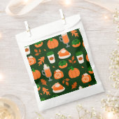 Kürbiswürfelkaffee dunkelgrün geschenktütchen (Ausgeschnitten)