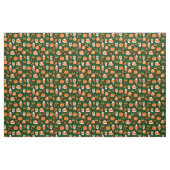 Kürbiswürfelkaffee dunkelgrün stoff (Fat Quarter (45,7 x 55,9 cm))