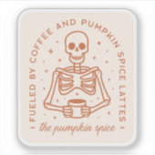 Kürbiswürfelliebhaber Aufkleber (Vorderseite)