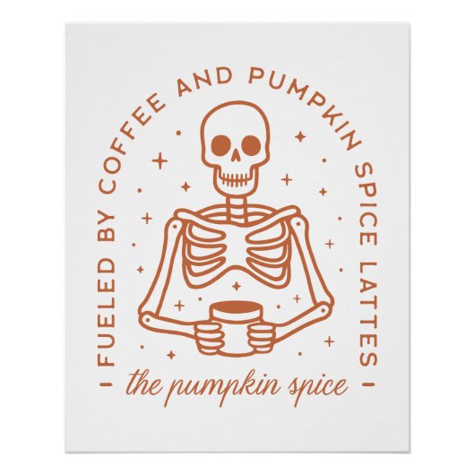 Kürbiswürfelliebhaber Poster (Vorderseite)