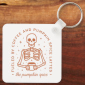 Kürbiswürfelliebhaber Schlüsselanhänger (Rückseite)