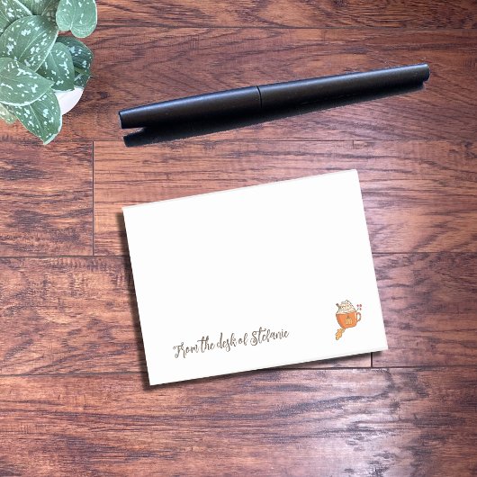 Kürbiswürzspitzel personalisierte Nachhinweise Post-it Klebezettel