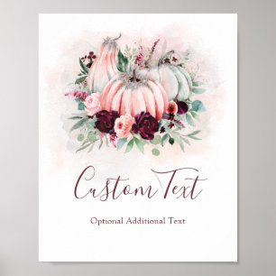 Kürbiszeichen Poster