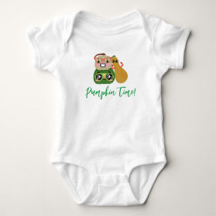 Kürbiszeit Baby Strampler