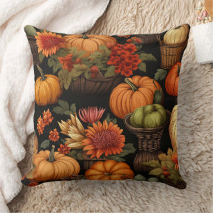 Kürbiszeit, Herbstfarben, Kissen