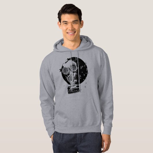 Kurbuhaun Gasmaske Hoodie (Vorne ganz)