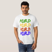 Kurde in den Farben T-Shirt (Vorne ganz)