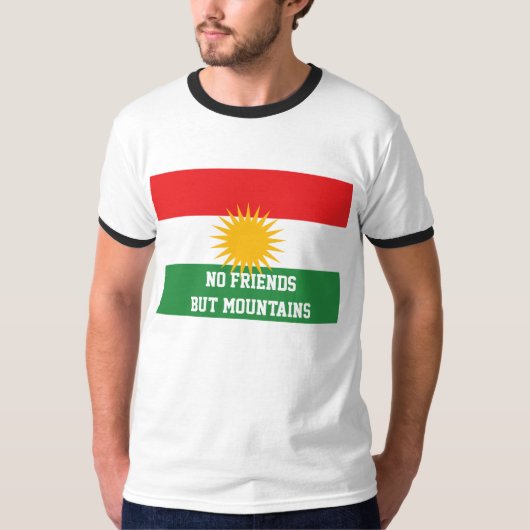 Kurden haben keine Freunde, aber Berge GEBEN T-Shirt (Vorderseite)