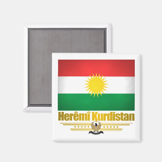 "Kurdenpride" Magnet (Vorderseite/Rückseite)