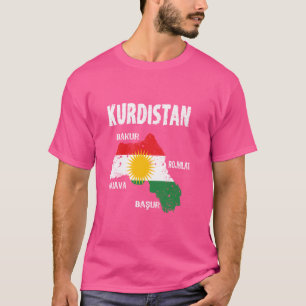 Kurdisch Kurdistan Newroz Kurdische Flagge Ihr Bij T-Shirt