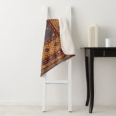 Kurdisch Safreh Dunkler Tan Gelber Blau  Sherpadecke (Beispiel)