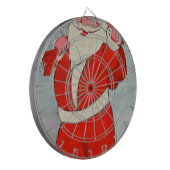 Kurdisch Santa Dartscheibe (Vorderseite Links)